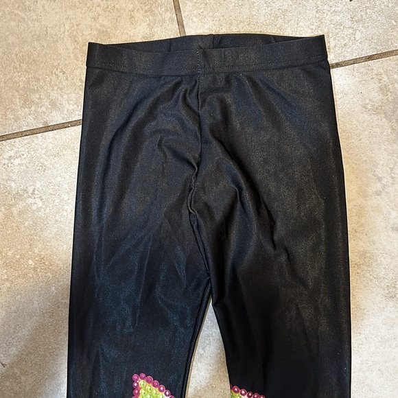 Terez Crystal Rainbow Poop Emoji Leggings M - Picture 3 of 8